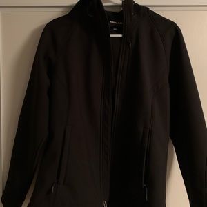 Black Weatherproof Rain Jacket